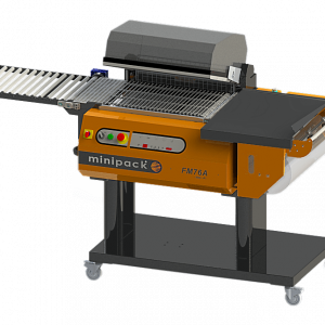 thermorétracteuse orange et grise automatique
