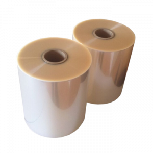Deux bobines de film pour emballage rétractable flowpack.